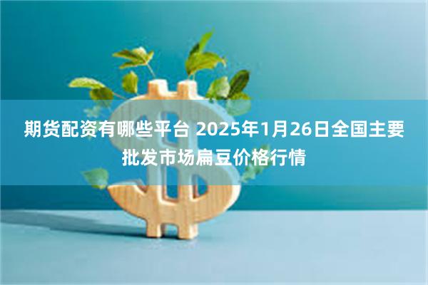 期货配资有哪些平台 2025年1月26日全国主要批发市场扁豆价格行情